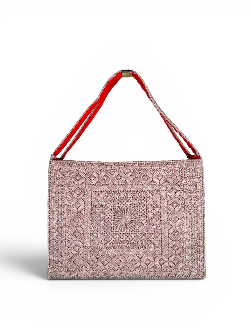 VINTAGE Hand Woven Boho Beach Tote
